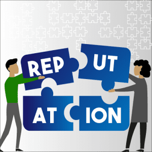 What goes into corporate reputation? How is it calculated?
